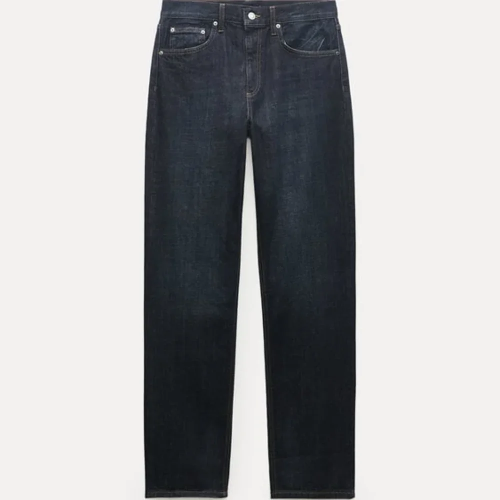 ZARA RELAXED MID WAIST JEANS - Picture 3 of 12